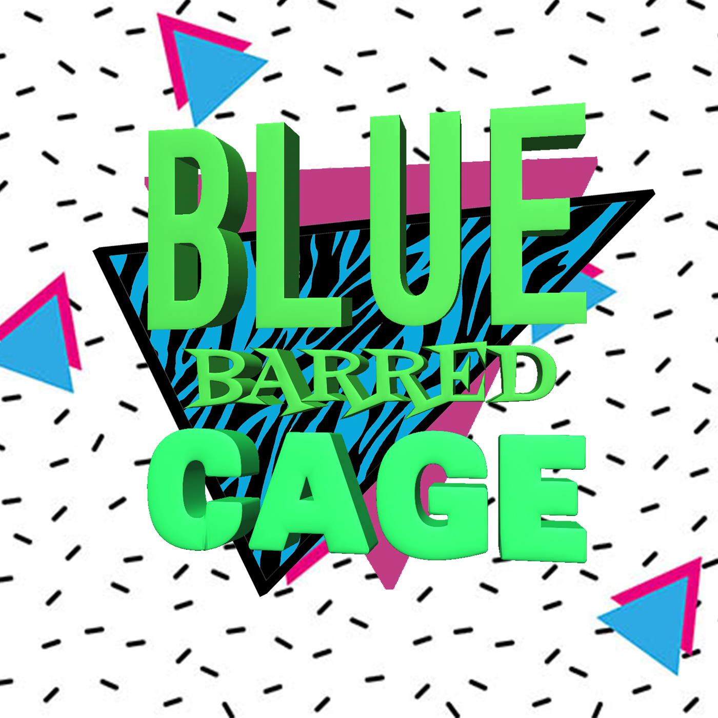 Blue Barred Cage