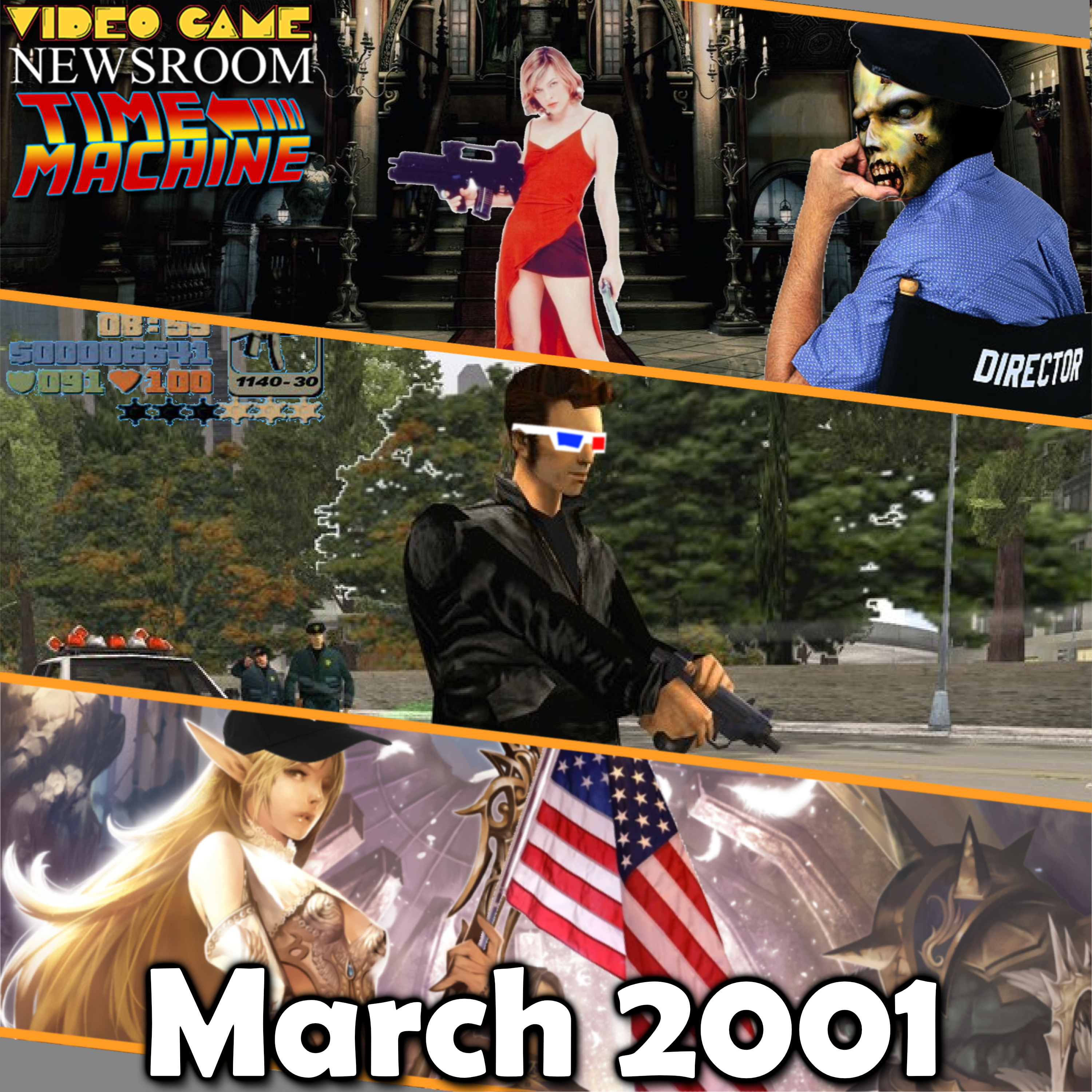Video Game Newsroom Time Machine