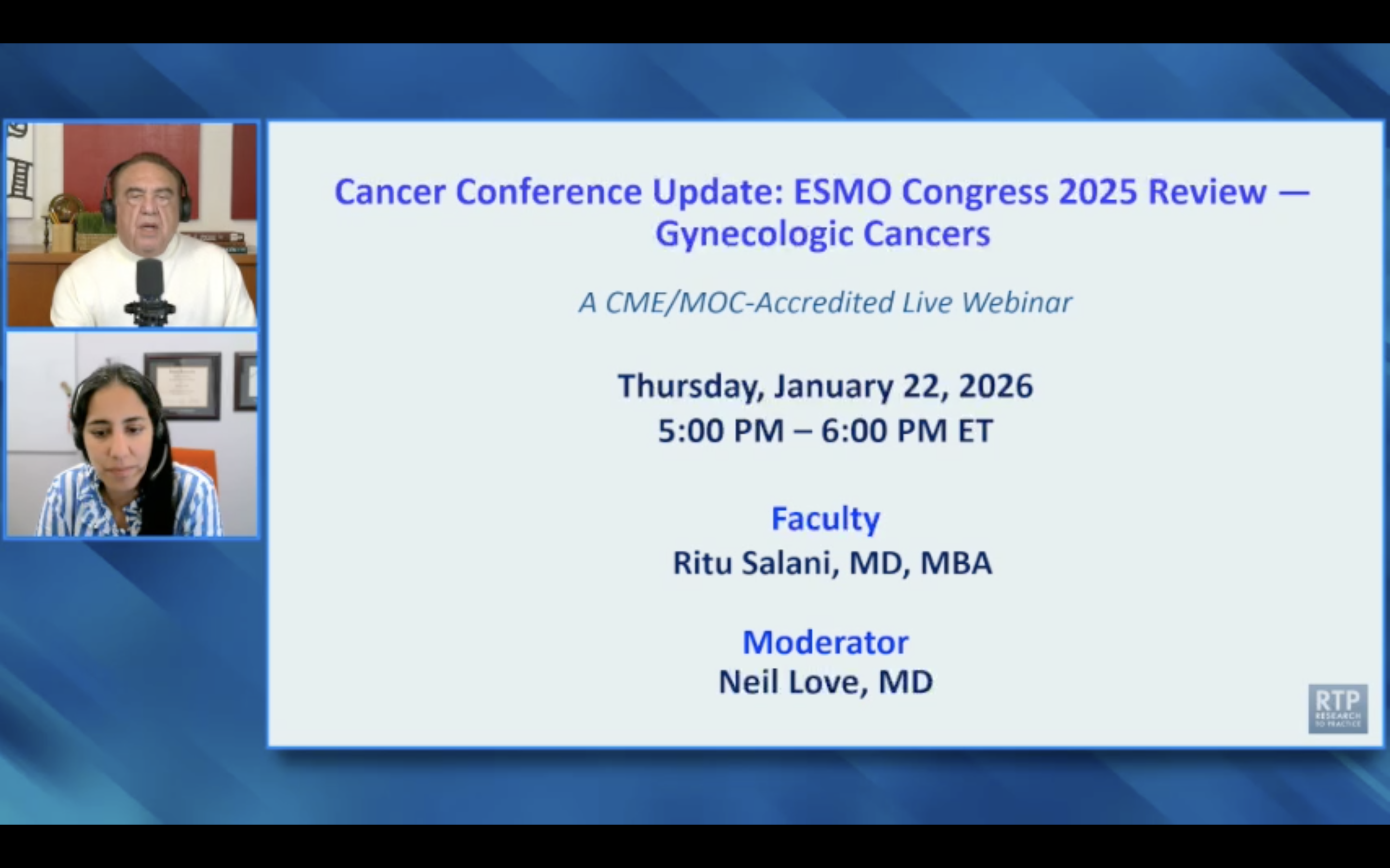 Gynecologic Cancers — Highlights from the 2025 ESMO Annual Meeting thumbnail