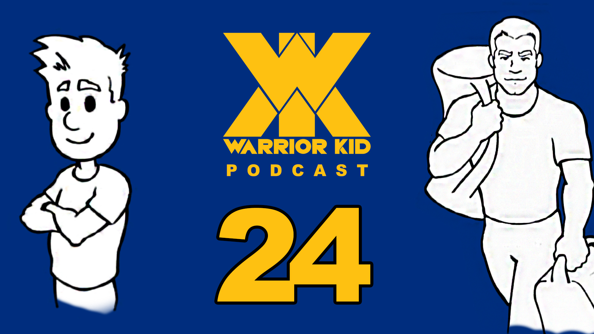 cover of episode 24: Warrior Kid Podcast. Ask Uncle Jake.