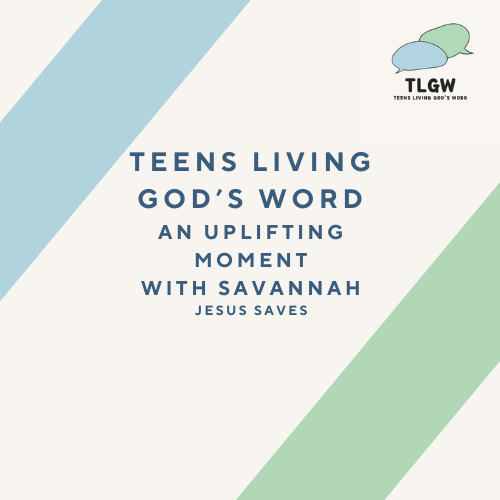 An Uplifting Moment with Savannah: Jesus Saves