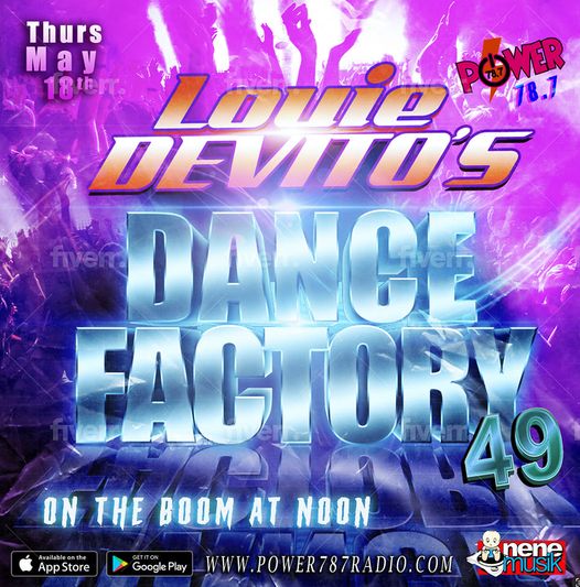 Boom at Noon - Louie Devito Dance Factory #49 (Power 78.7 Radio)