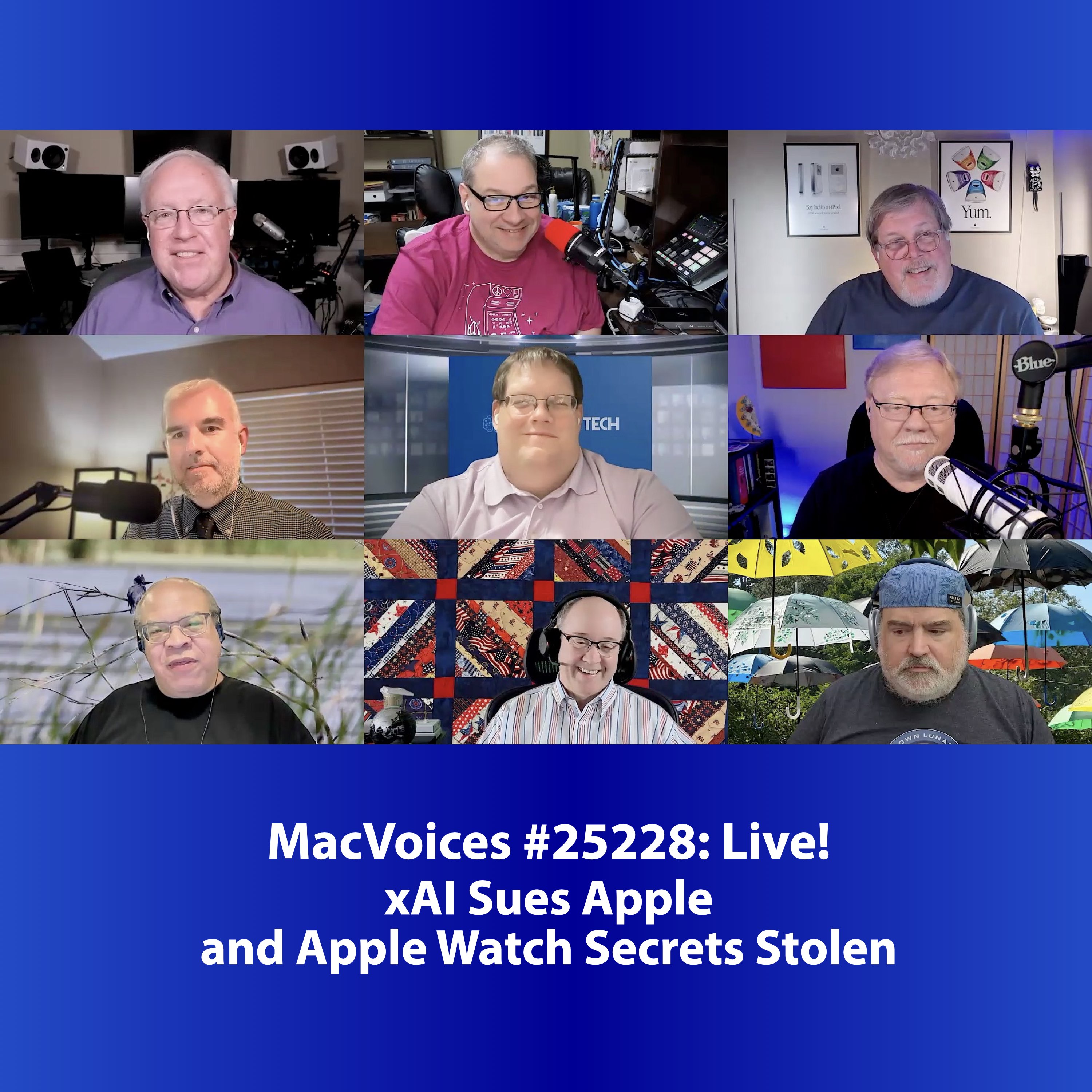 MacVoices #25228: Live! - xAI Sues Apple and Apple Watch Secrets Stolen