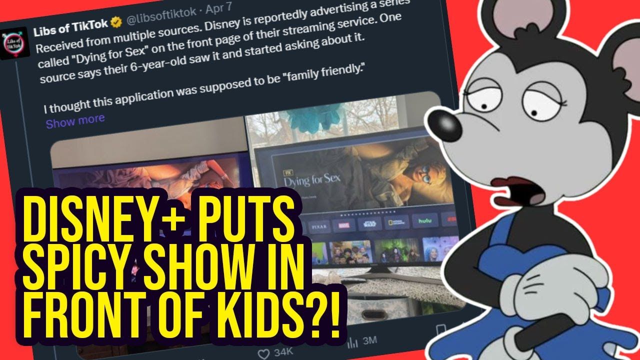 Disney Gets BACKLASH for Promoting Sex Show on Disney+ Home Screen?!