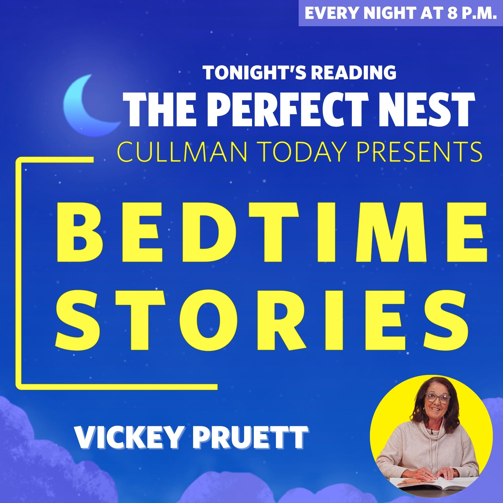 Bedtime Stories – Vickey Pruett reads The Perfect Nest