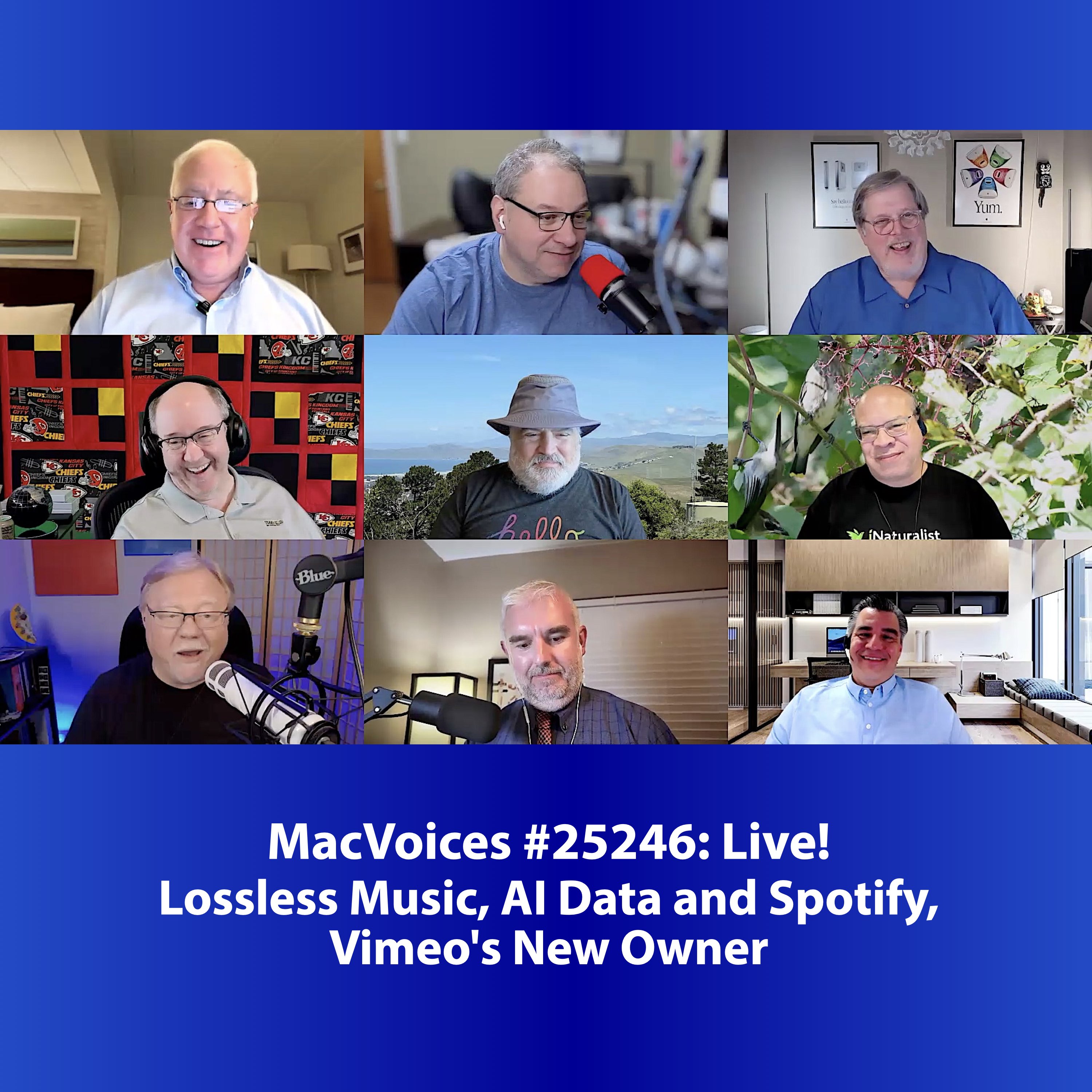 MacVoices #25246 Live! - Lossless Music, AI Data and Spotify, Vimeo's New Owner