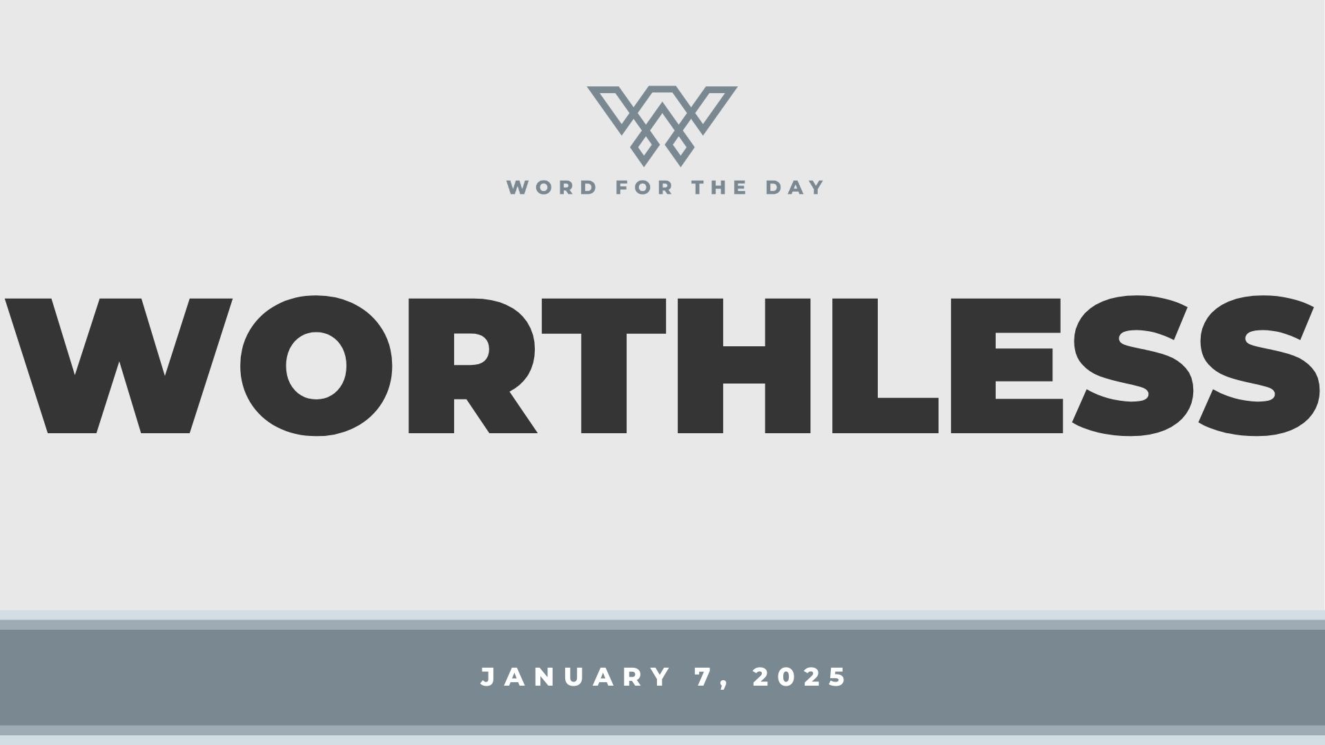 Worthless
