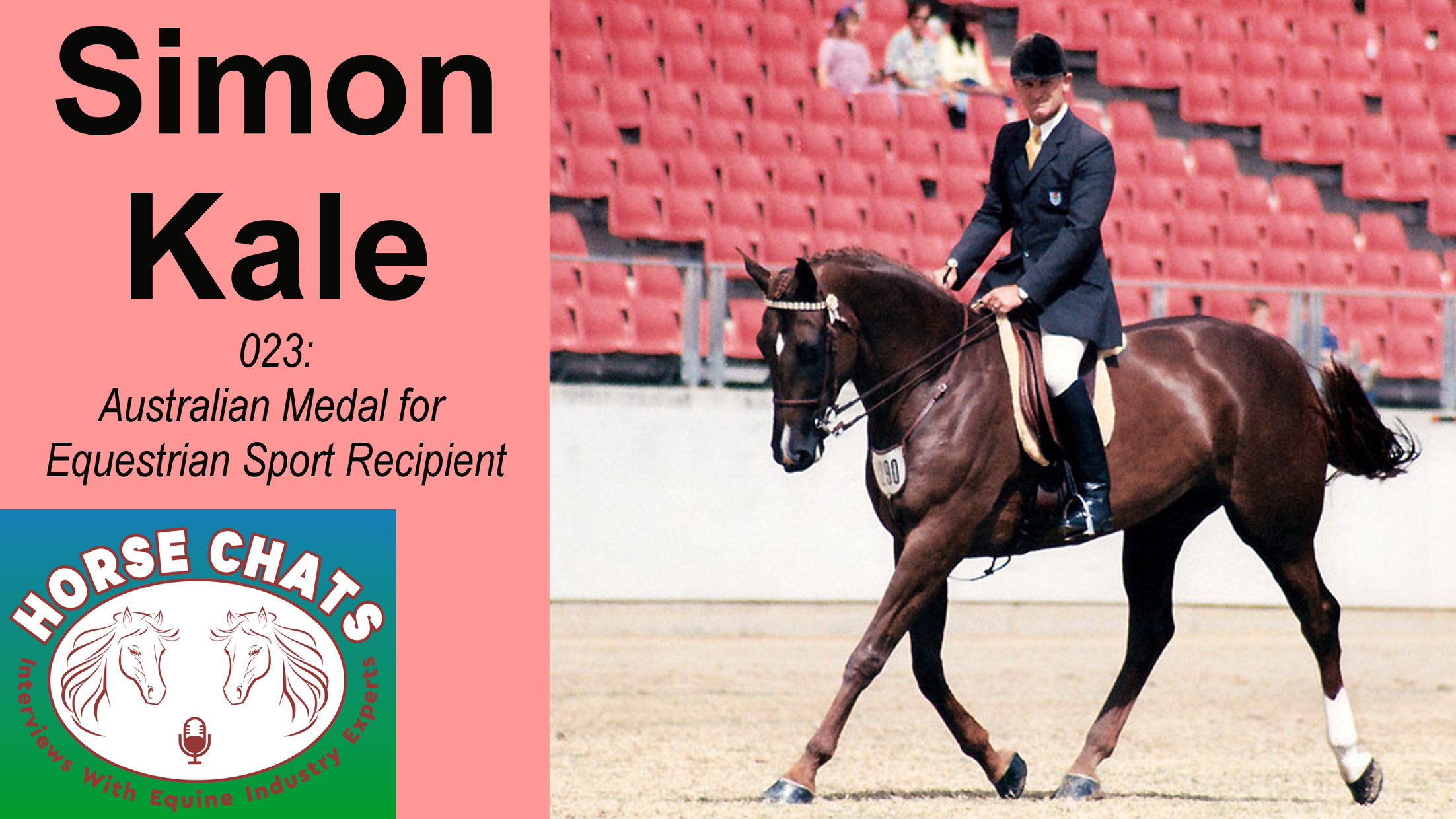 0023: Simon Kale - Australian Medal for Equestrian Sport Recipient