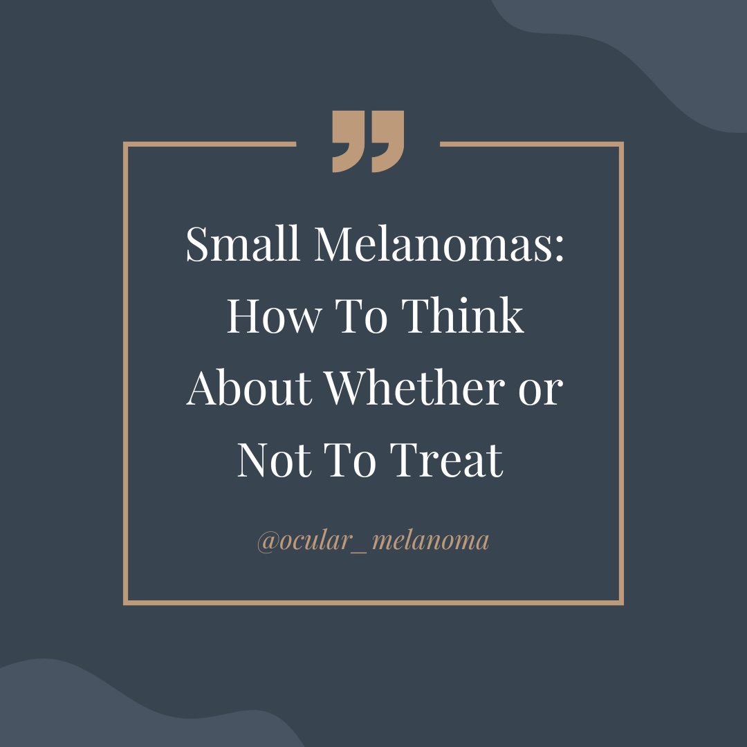 Finding Your Way with Ocular Melanoma