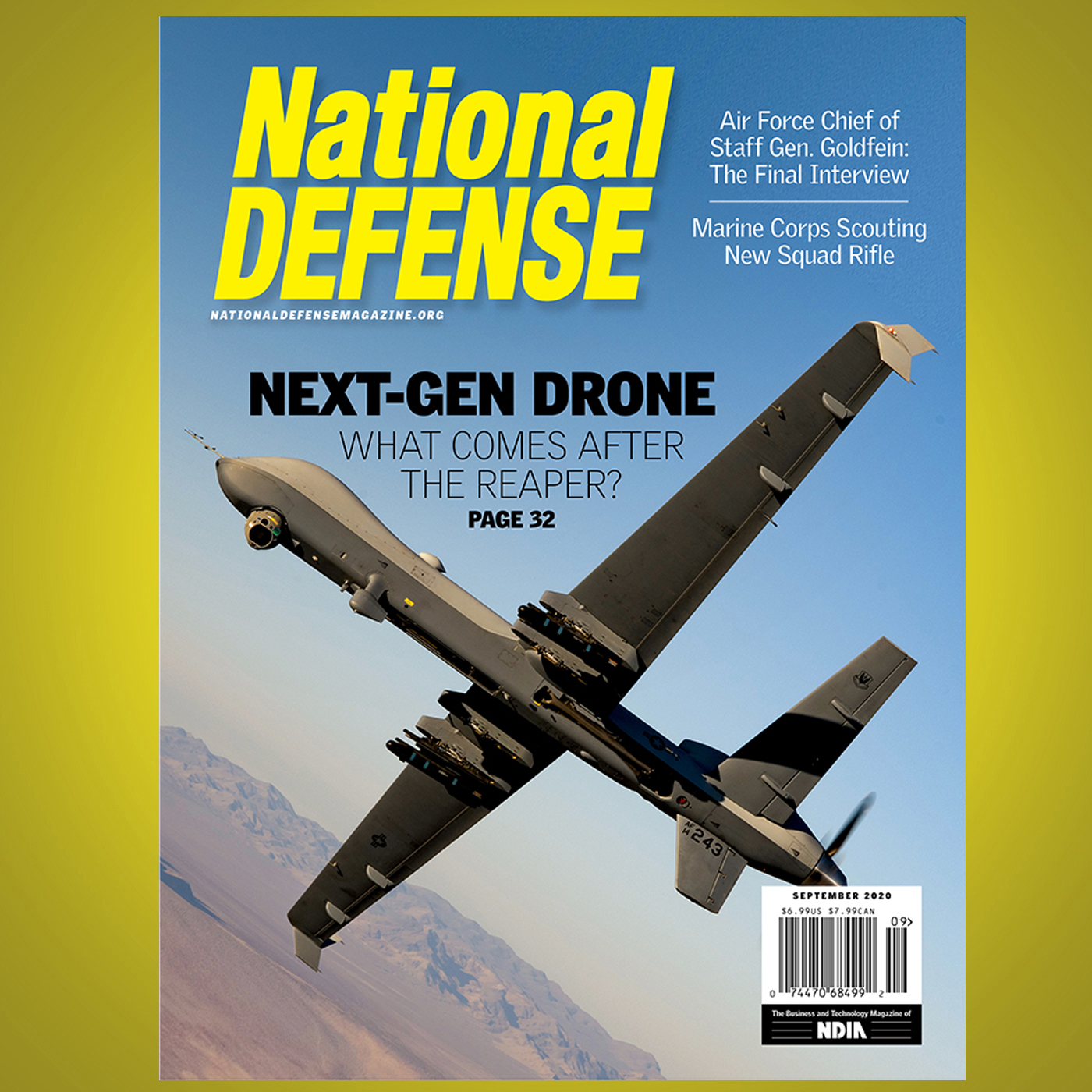 September 2020 - Air Force's Drone Replacement, Marine Corps' Infantry Weapons and Global Strike Command's New Innovation Hub