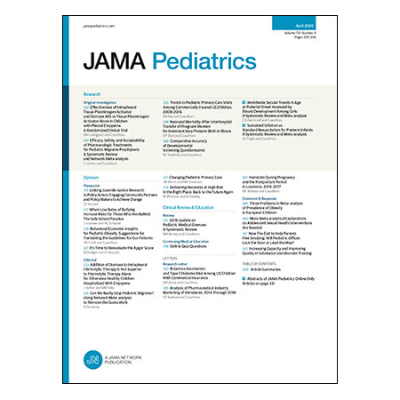 JAMA Pediatrics Editors\' Summary