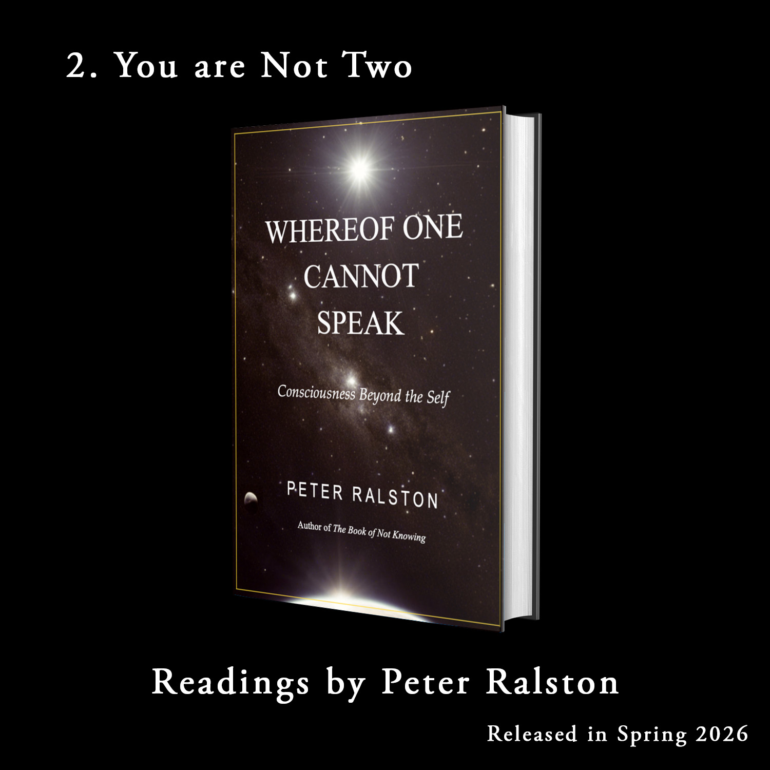 2. You are Not Two - Whereof One Cannot Speak - Readings by Peter Ralston