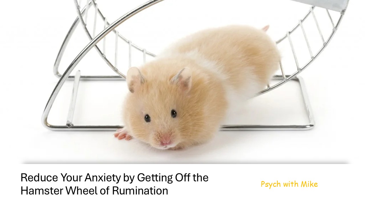 Reduce Your Anxiety by Getting Off The Hamster Wheel of Rumination