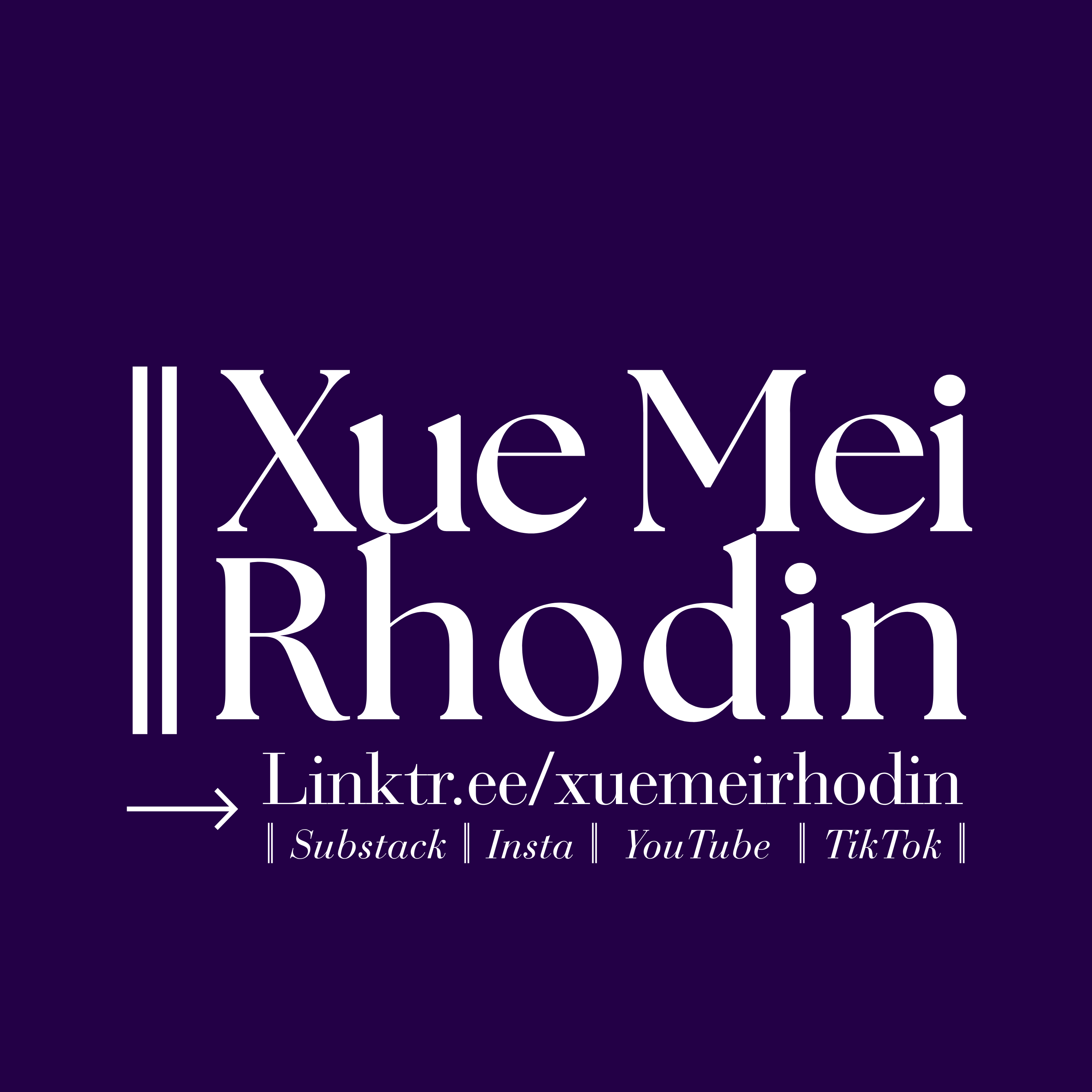 Xue Mei Rhodin Podcast
