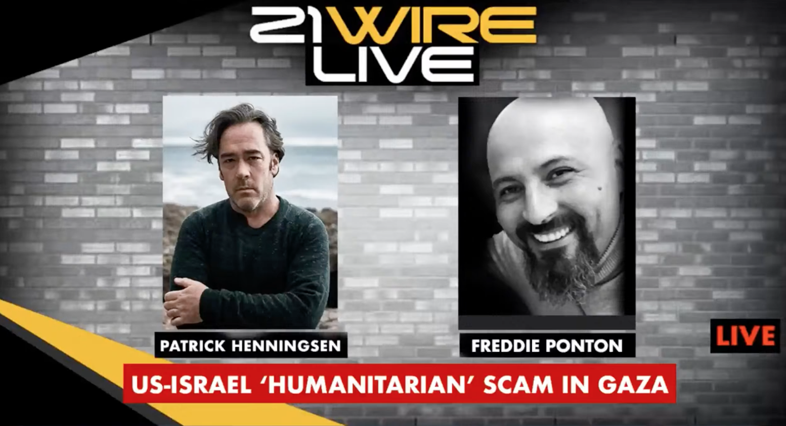 MIDWEEK WIRE - US-Israeli Gaza 'Humanitarian Aid' Scam with guest Freddie Ponton