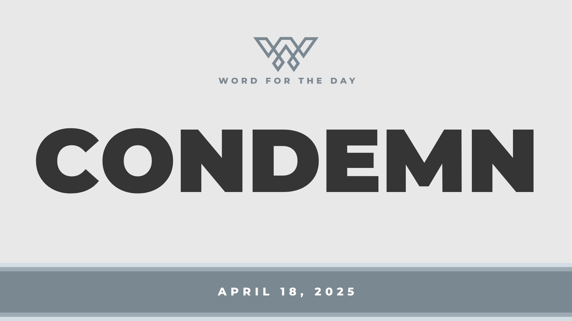 Condemn
