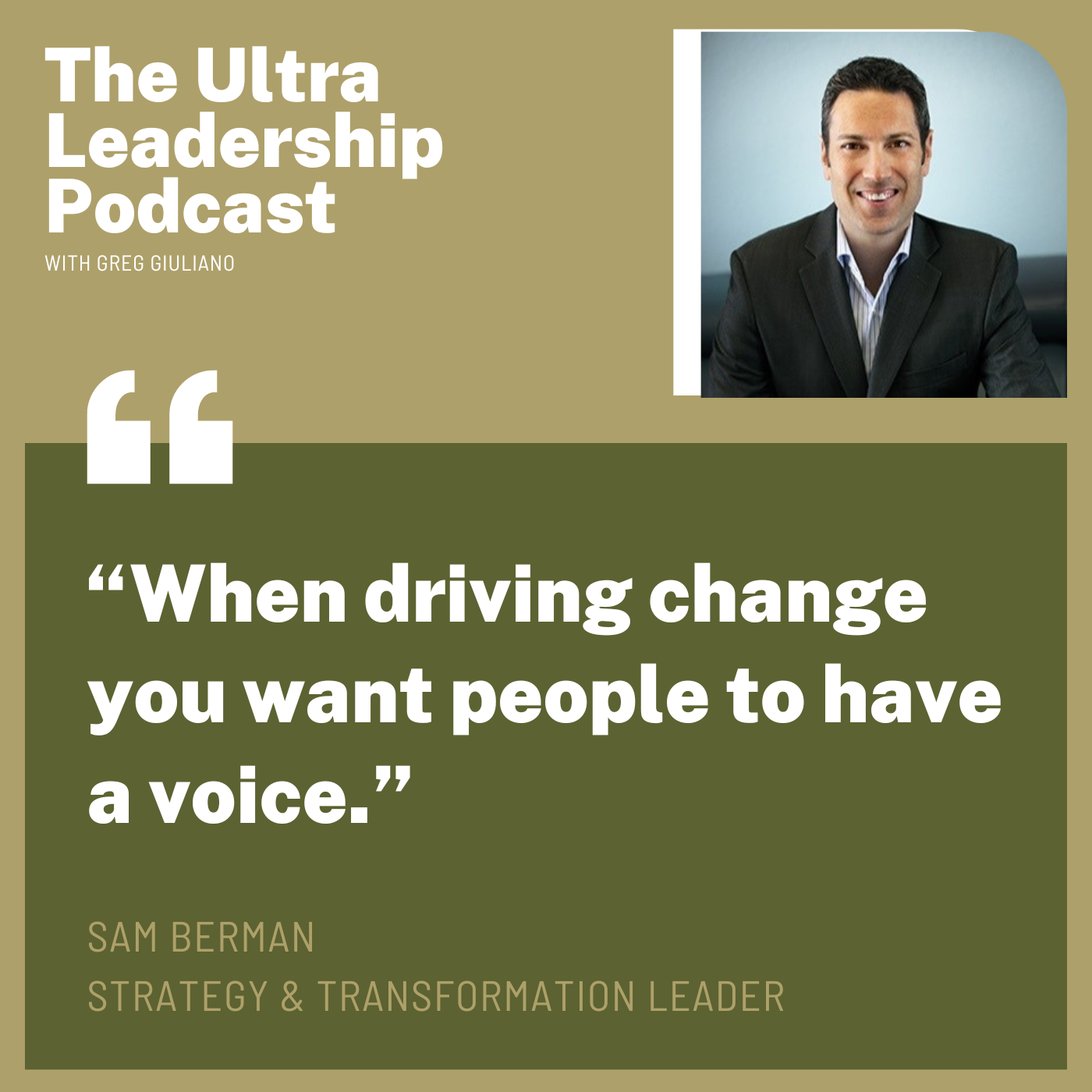 Ultra Leadership With Greg Giuliano