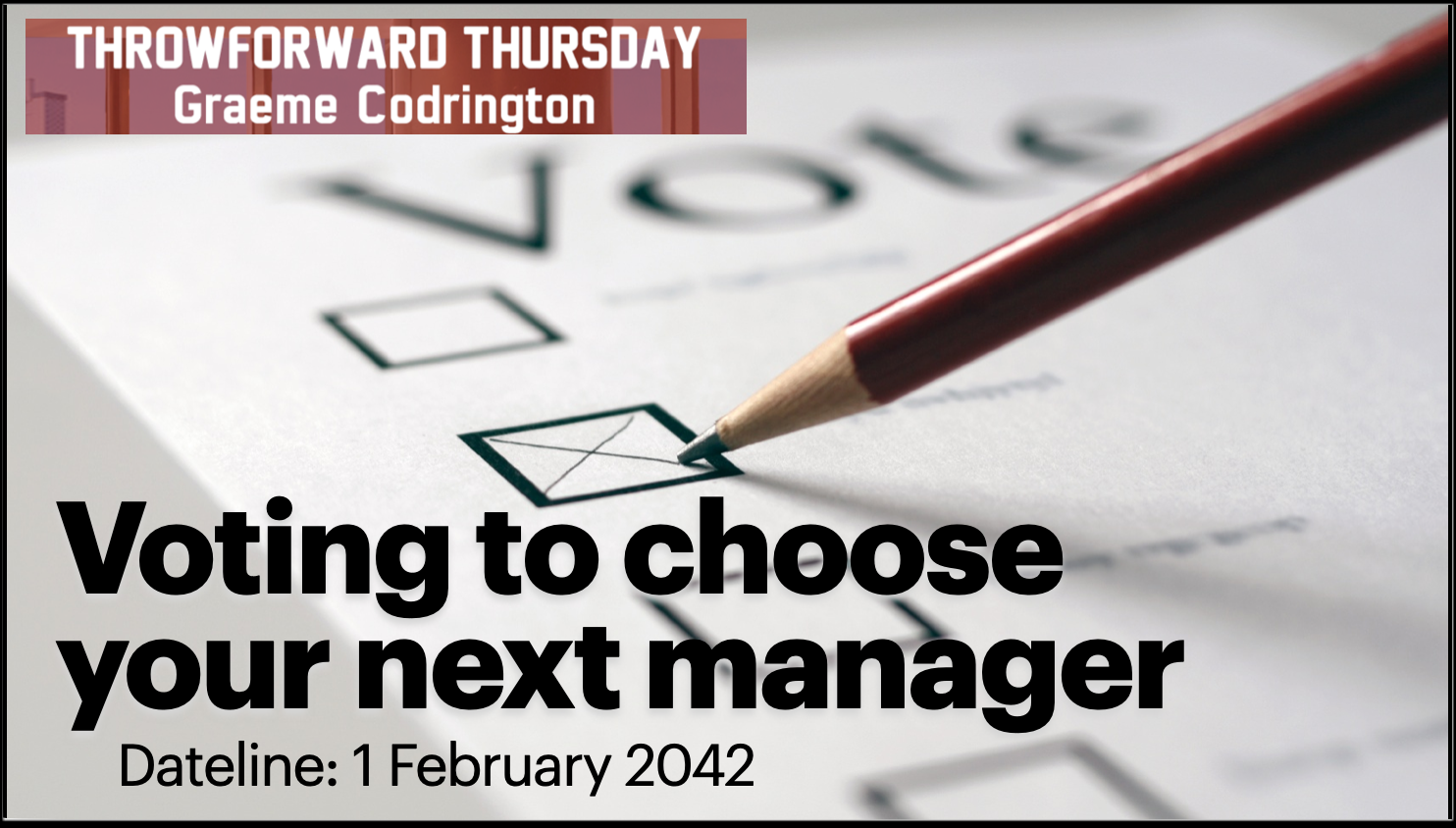 ThrowForward Thursday 134: Democracy in the workplace