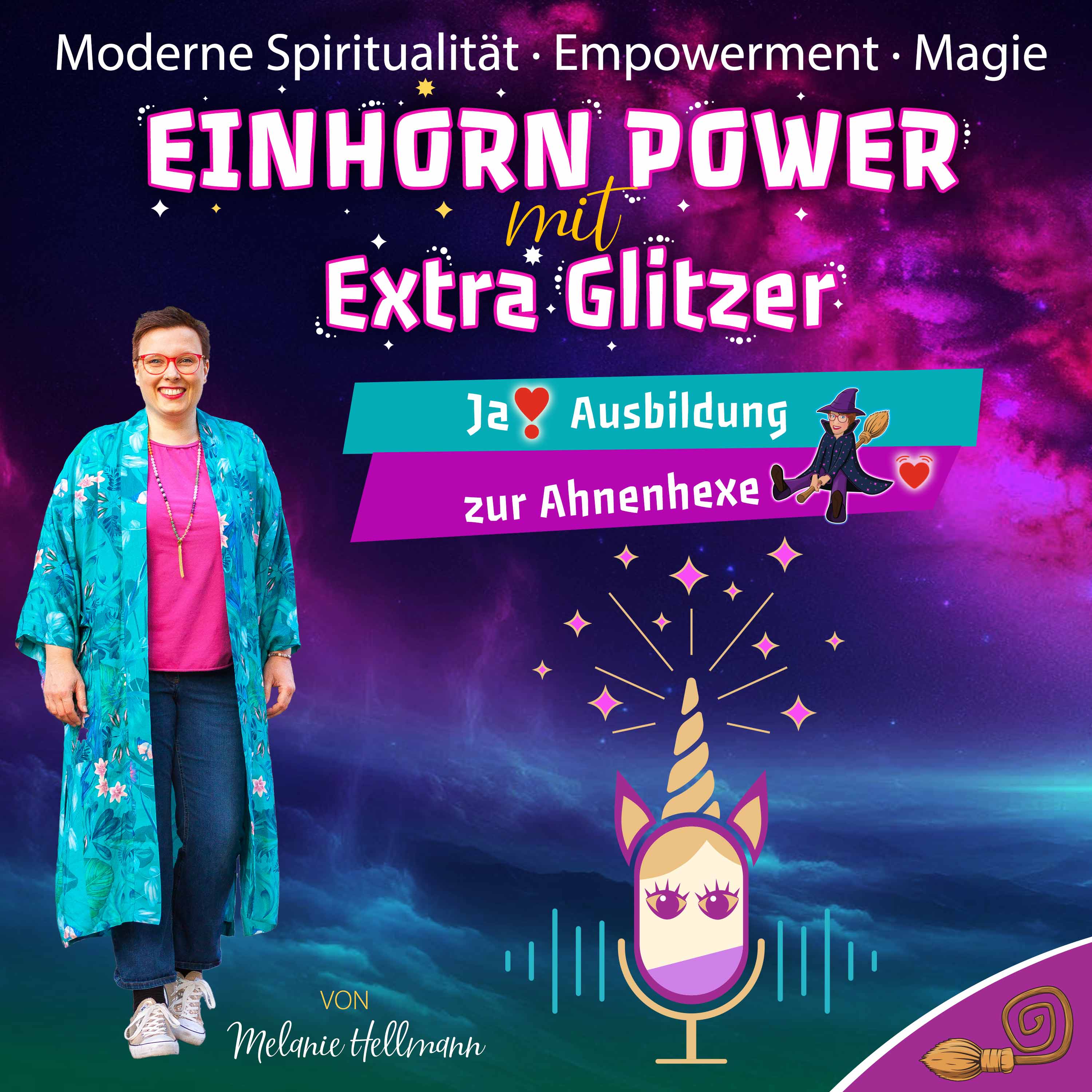Einhorn Power mit Extra Glitzer