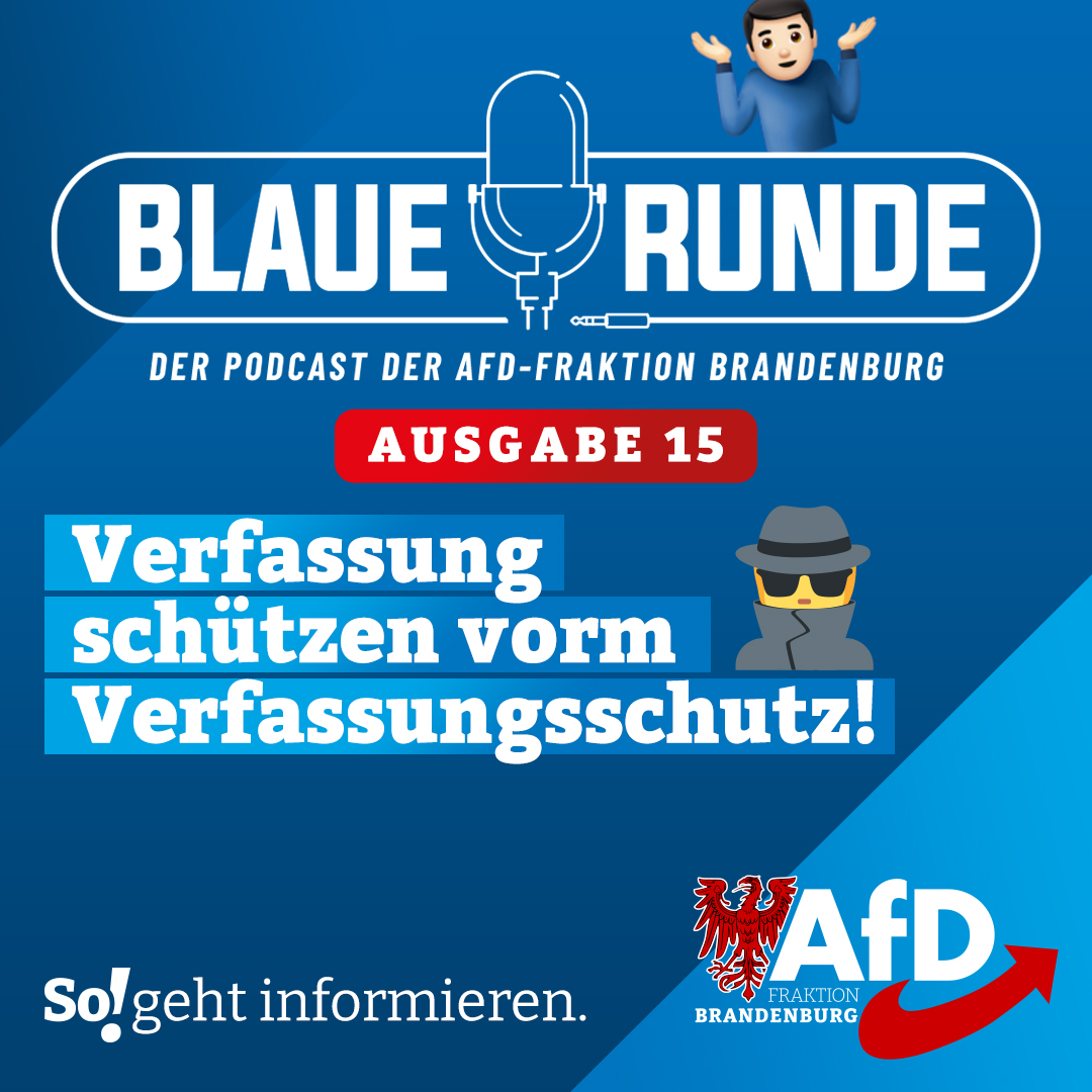 Die Blaue Runde - der Podcast der AfD-Fraktion Brandenburg