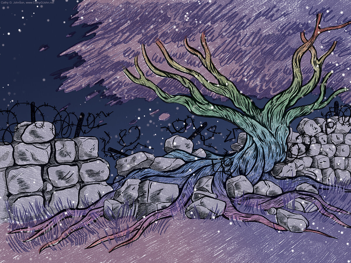 Io of ABO COMIX On Abolition, Comics, Queer Prisoner Support & Nerding