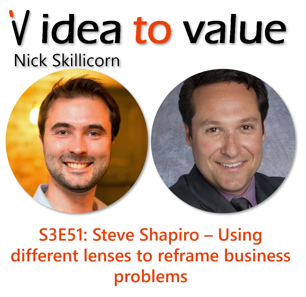 Podcast S3E51: Stephen Shapiro – Using different lenses to reframe business problems