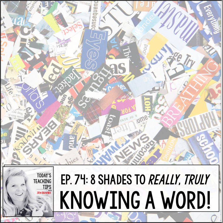 8 Shades to Knowing a Word