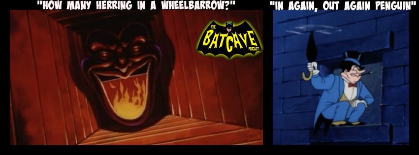Episode 72: "How Many Herring in a Wheelbarrow?" and "In Again, Out Again Penguin" episode artwork