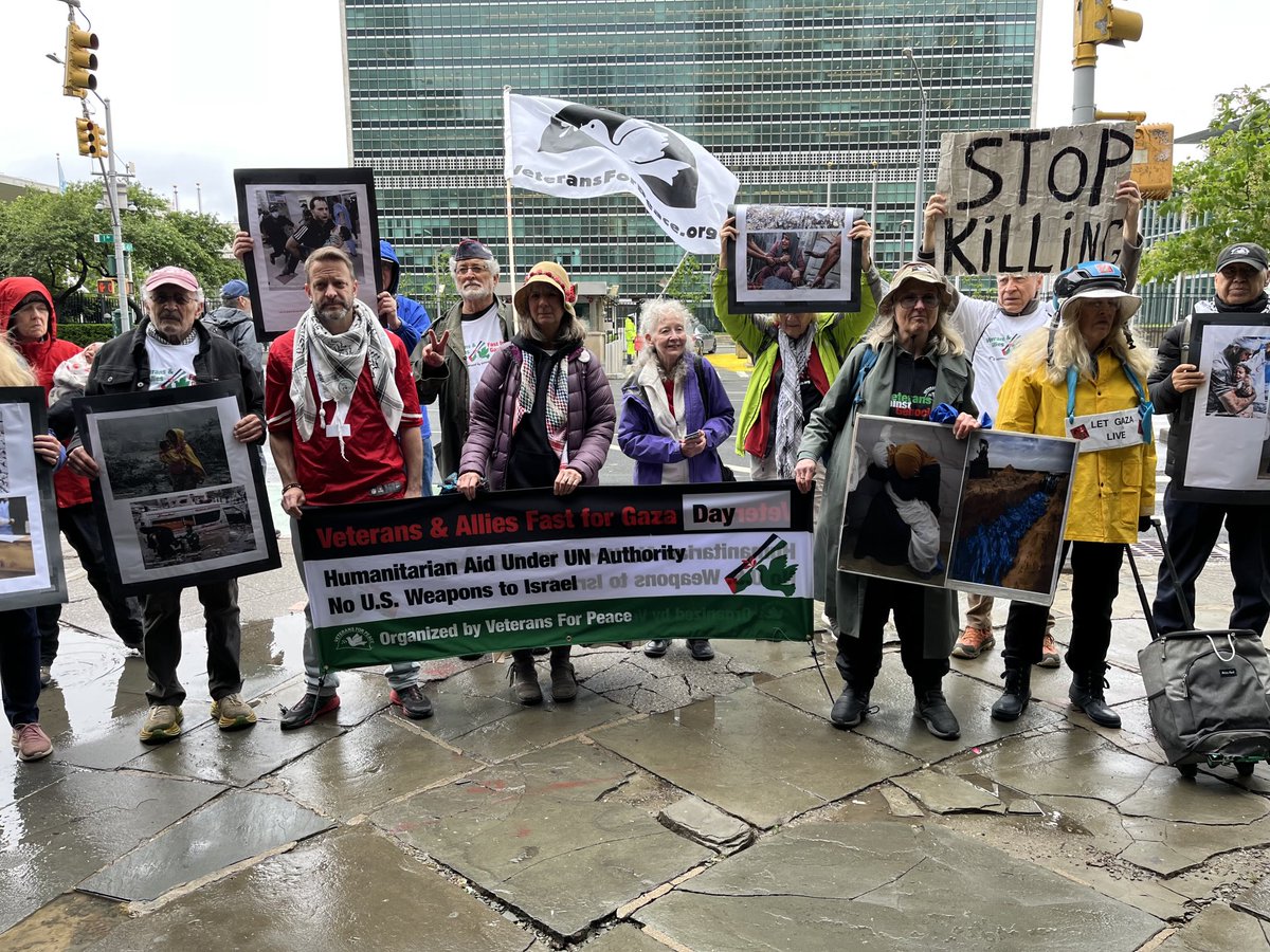 Veterans, Allies Fast For Gaza: 'We Cannot Normalize Genocide'