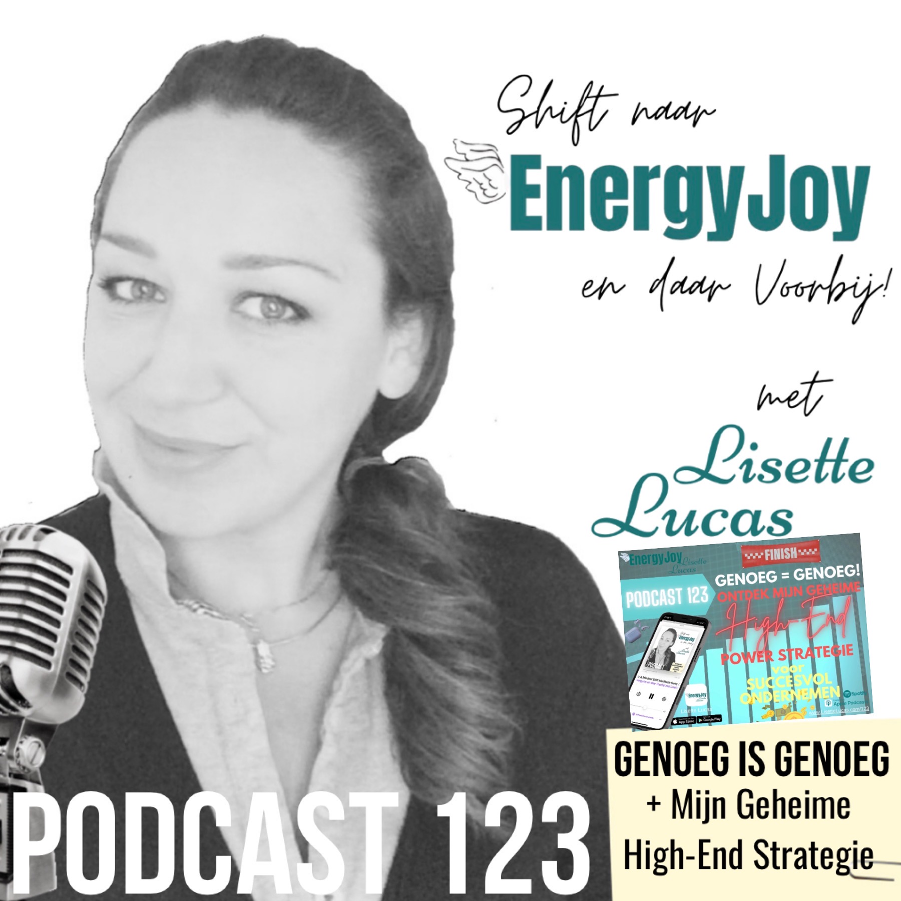 Lisette Lucas Podcast | Shift naar EnergyJoy & High Frequency Mastery