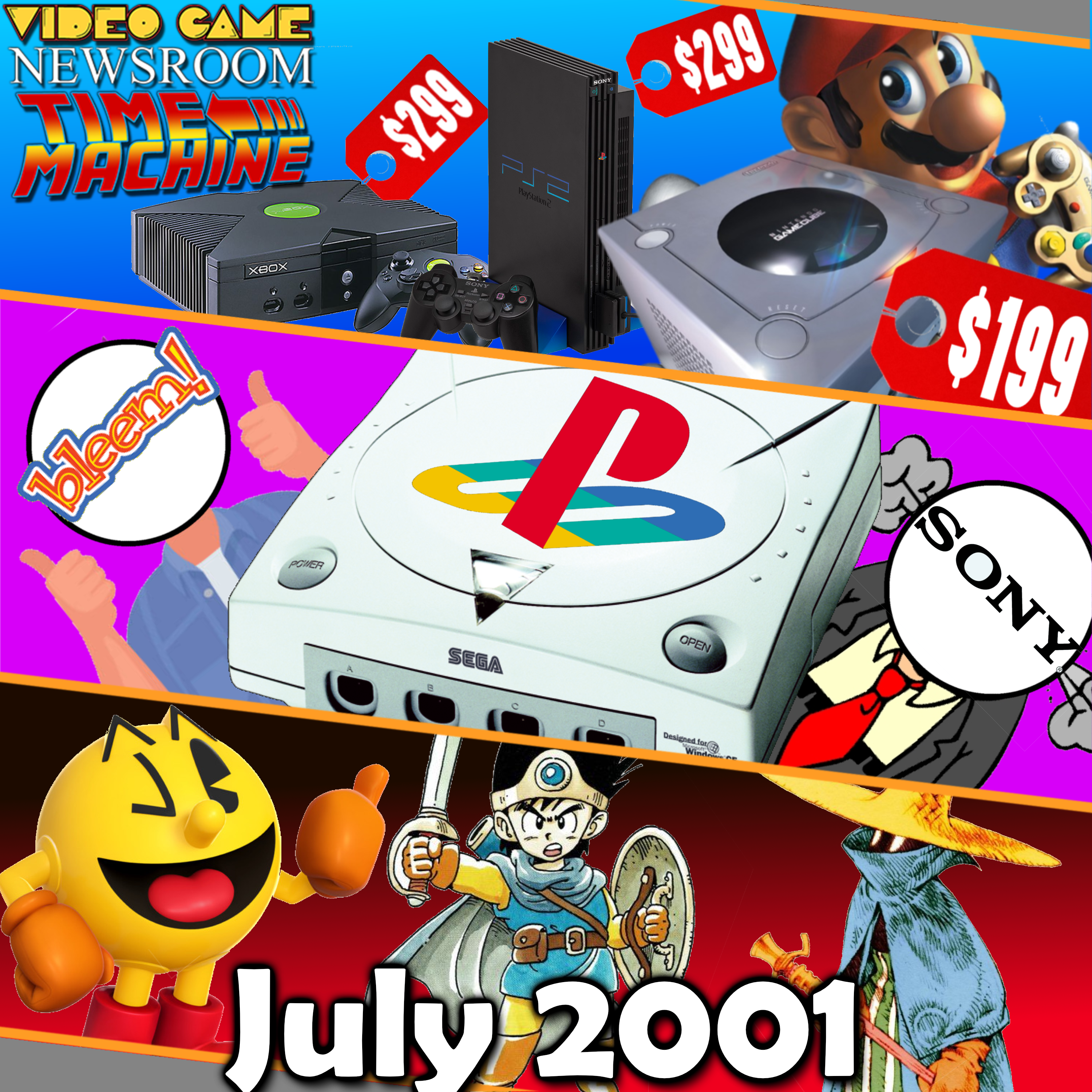 Video Game Newsroom Time Machine
