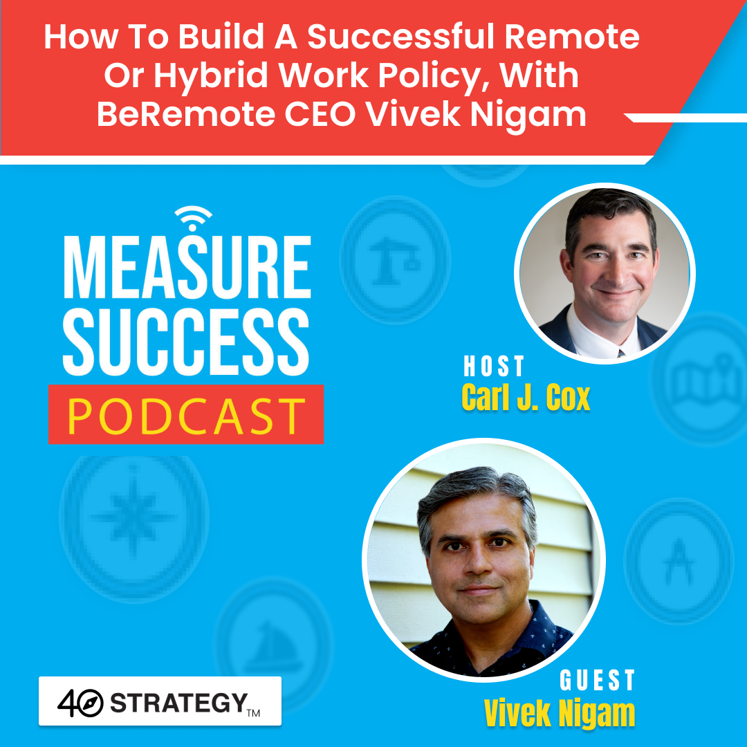 cover of episode How to build a successful remote or hybrid work policy, with BeRemote CEO Vivek Nigam