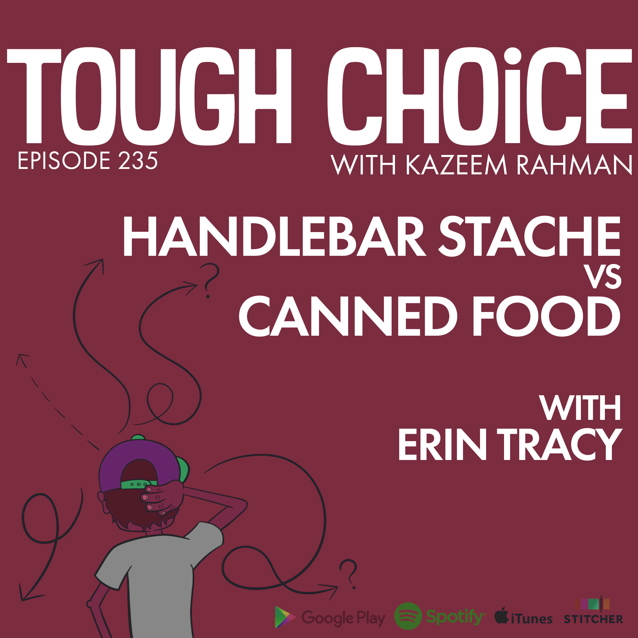 Handlebar Stache Vs Canned Food - Erin Tracy