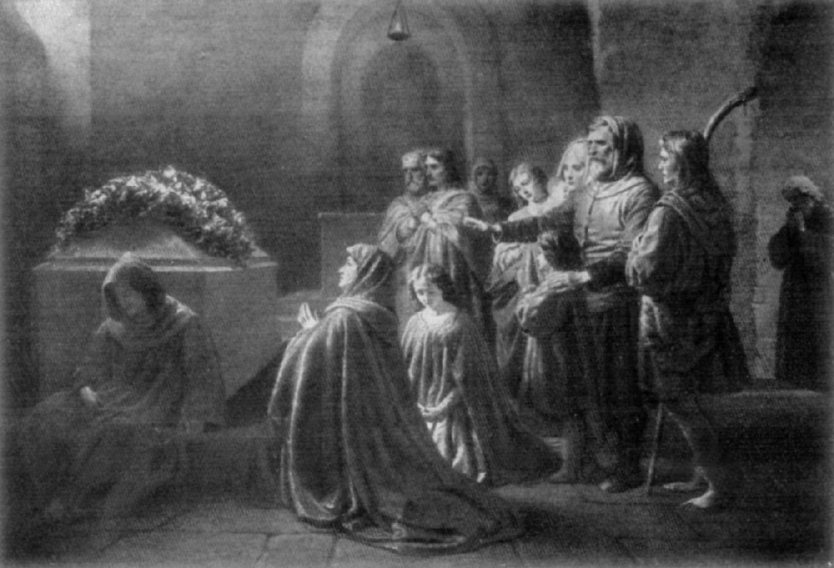Legends of the Rhine - The Old Knight and His Daughters