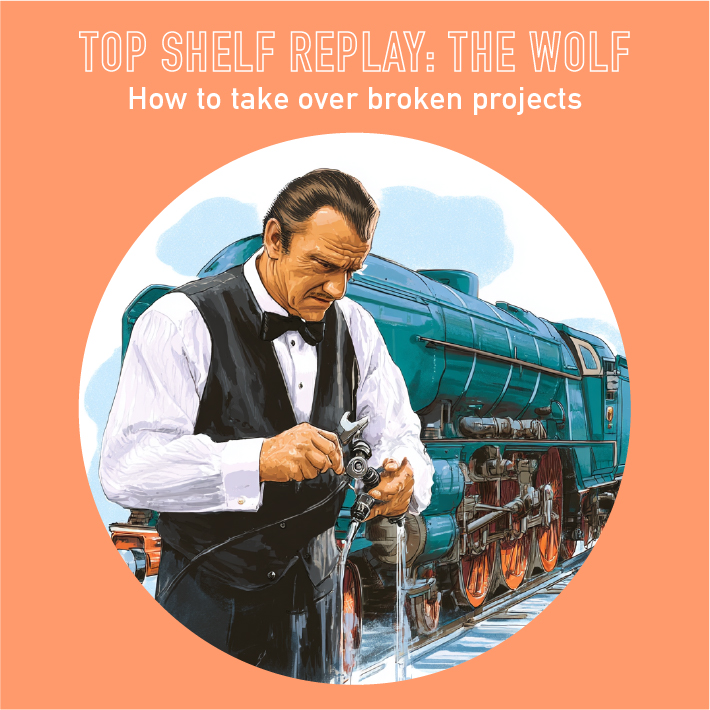 109 - Top Shelf Replay: The Wolf - how to take over broken projects