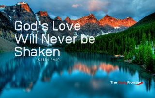 God's Love Will Never be Shaken