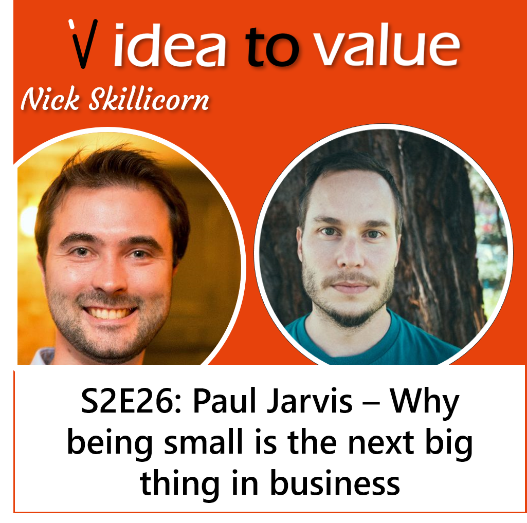 S2E26: Paul Jarvis - why staying small is the next big thing in business