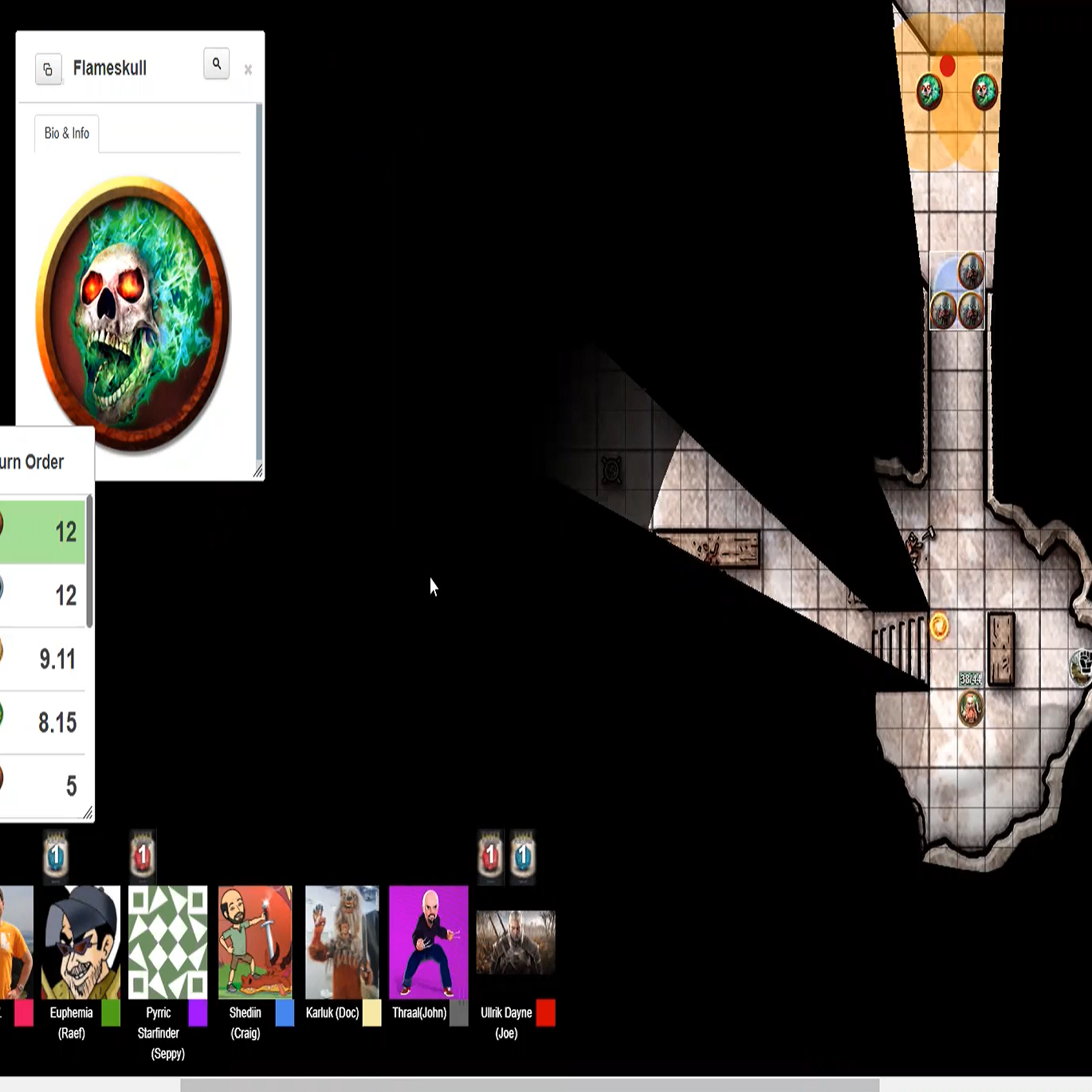 D6G Pip 102: D&D Live Session 42: Flaming Spheres & Skulls