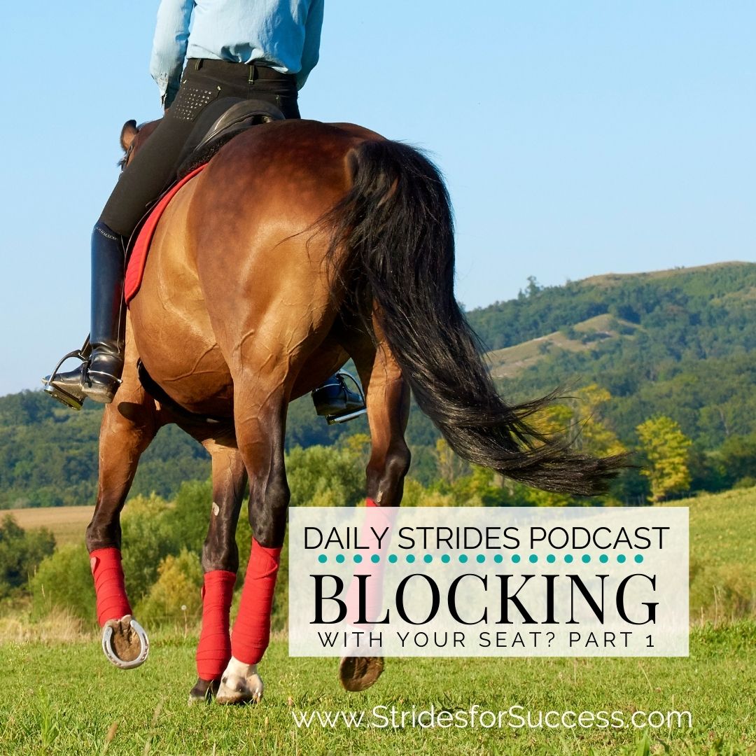 Are You Blocking with Your Seat While Riding? Part 1