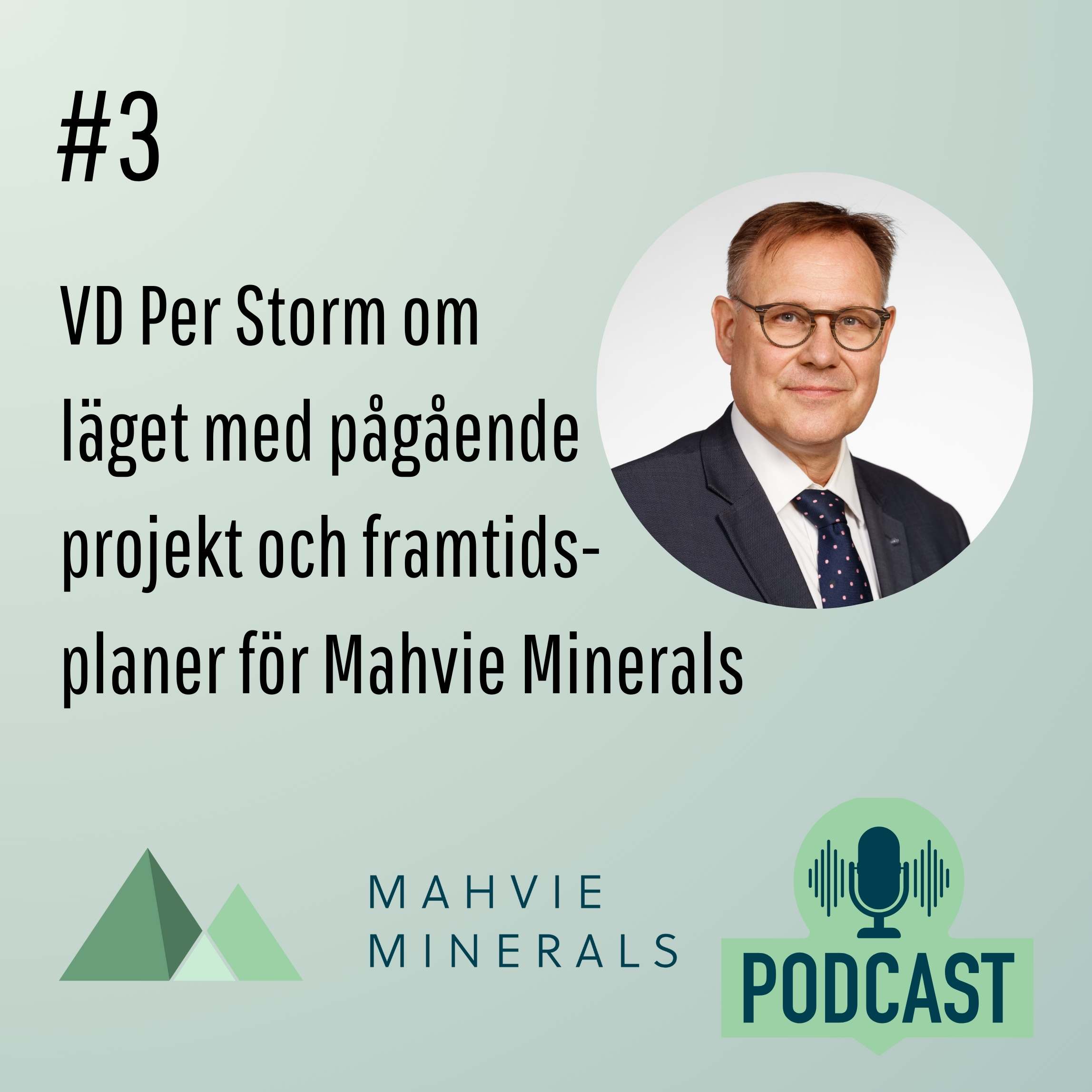 3 VD Per Storm om läget med pågående projekt och framtidsplaner för Mahvie Minerals