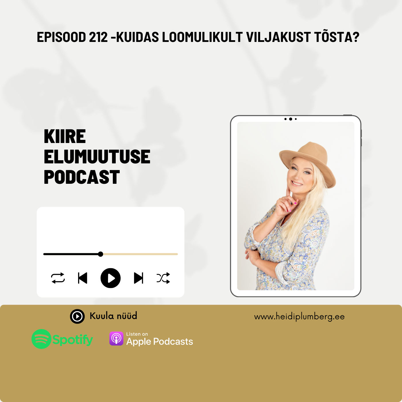 Episood 212 - Kuidas loomulikult viljakust tõsta