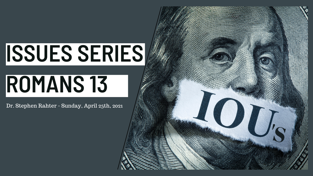 No IOU's Issues Series Roman 13