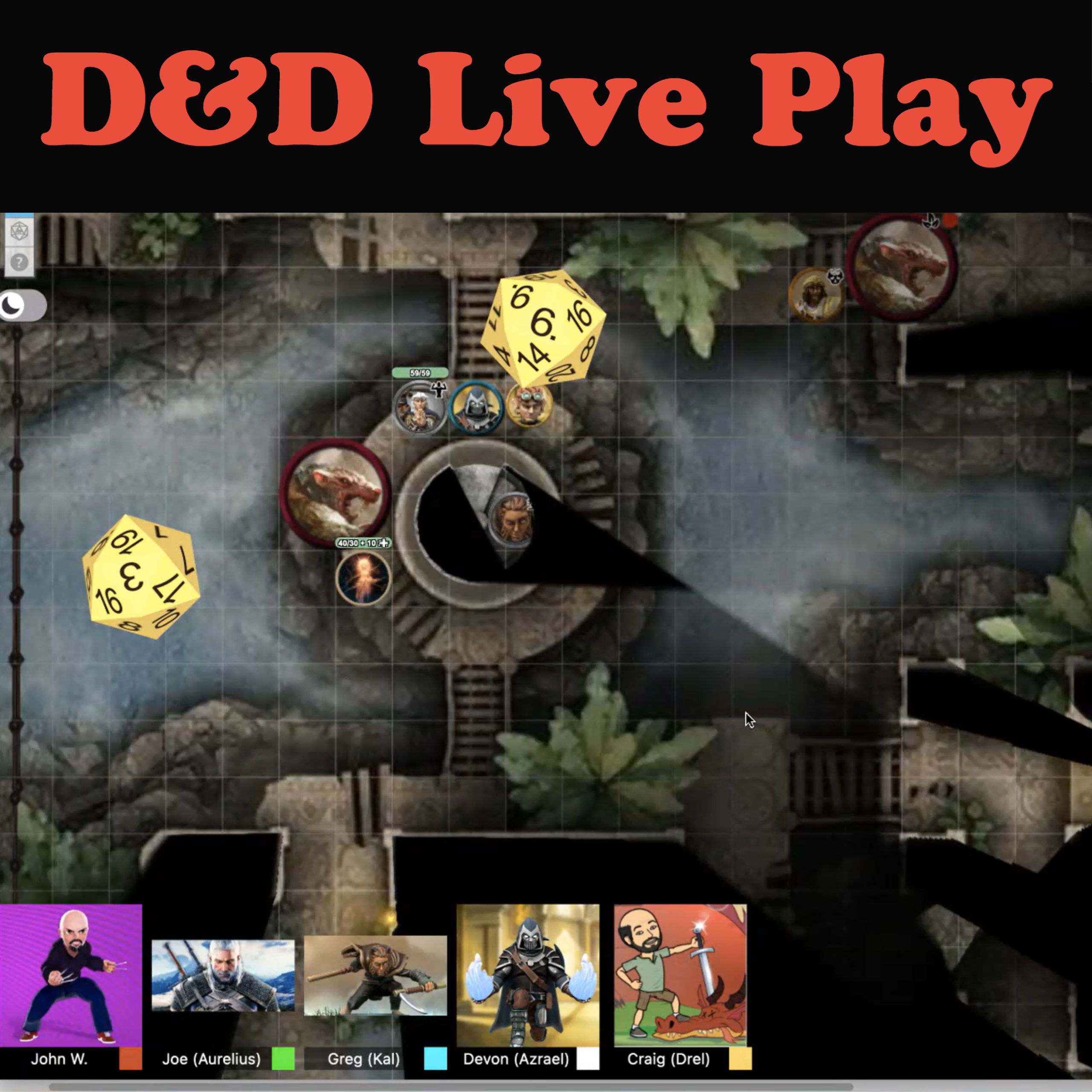 D6G Pip 162: D&D Live - Sands of Khassan Session 4 - Wererats & Water Elementals
