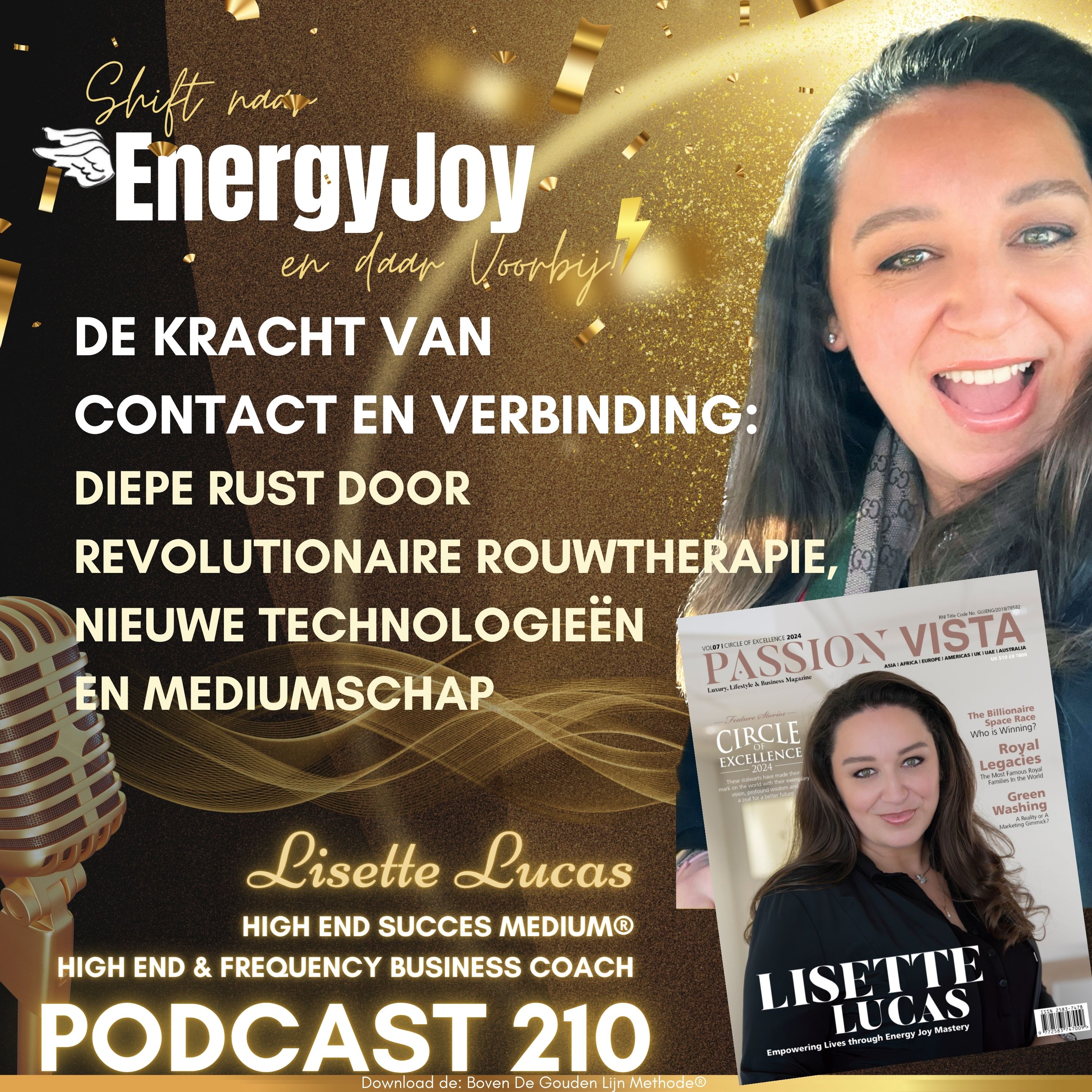 Lisette Lucas Podcast | Shift naar EnergyJoy & High Frequency Mastery