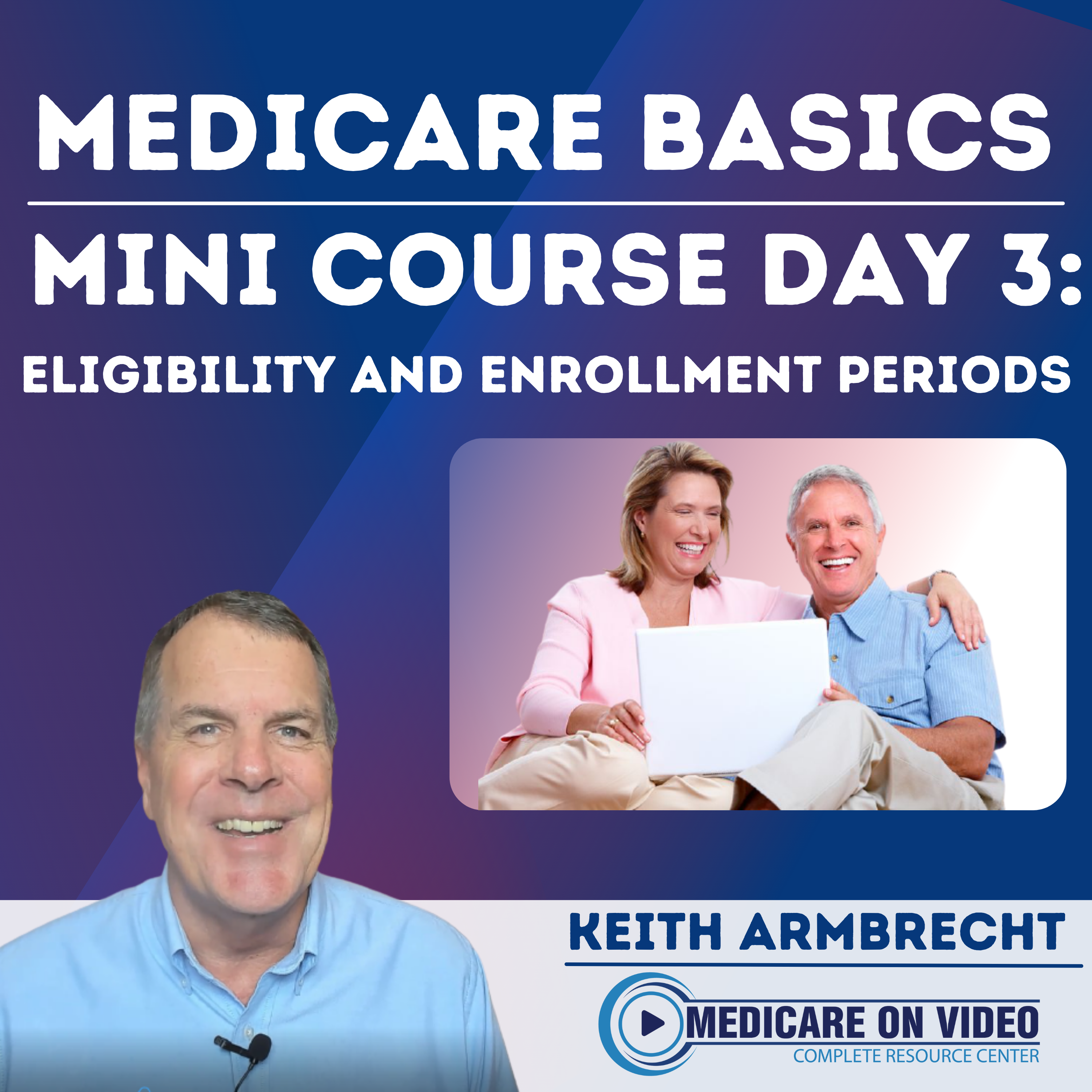 Medicare Mini Course - Day 3 / Eligibility and Enrollment Periods