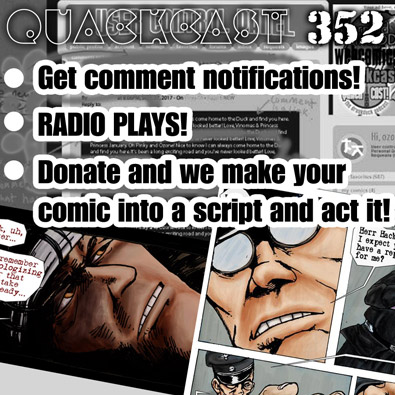 Quackcast 352 - Help make DD better! Comment notifications! More play
