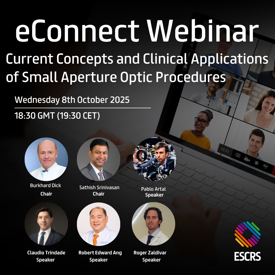 ESCRS eConnect Webinar - Current Concepts and Clinical Applications of Small Aperture Optic Procedures