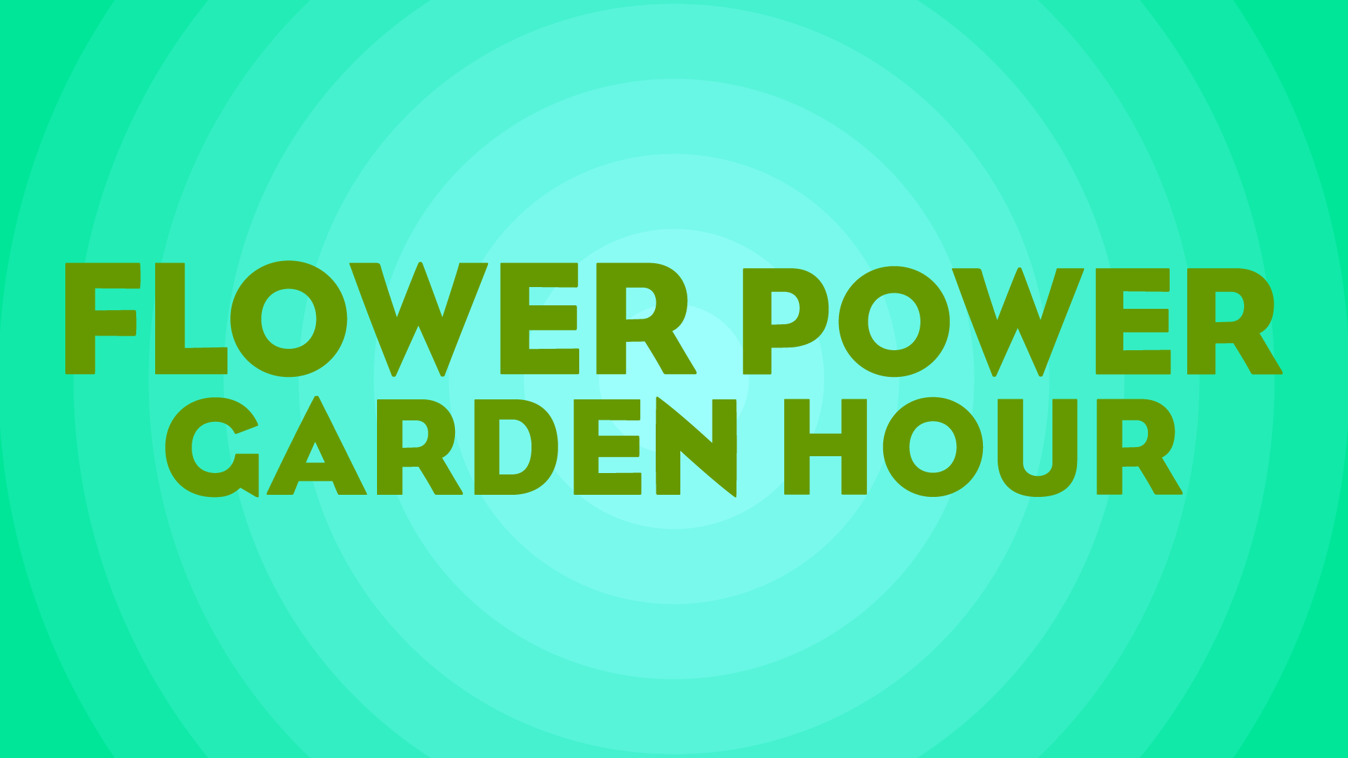 Flower Power Garden Hour 21:  Albino Redwoods – Mutant Takeover episode artwork