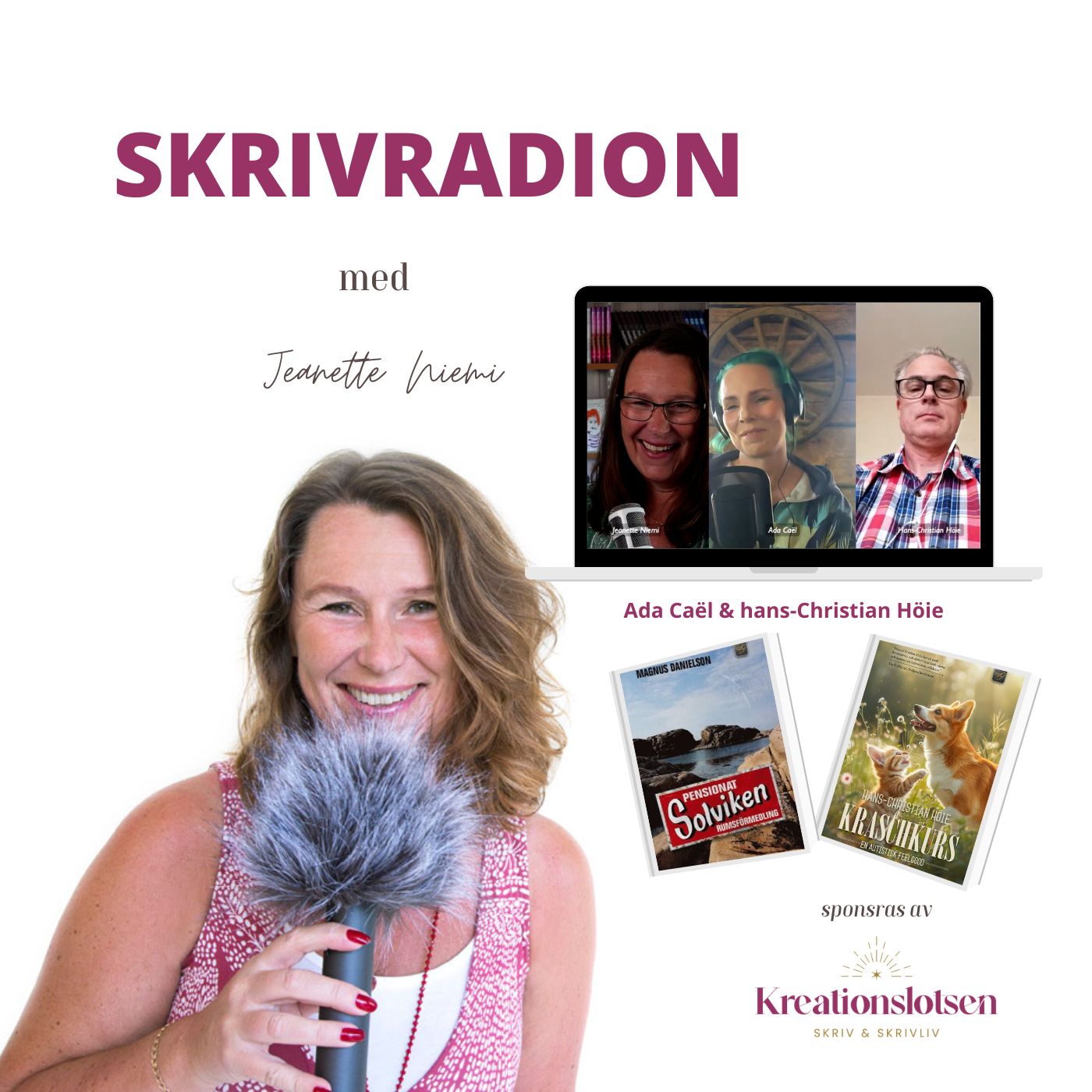 #217 Skrivradion: Skriv om det du gillar Gäster: Ada Caël & Hans-Christian Höie