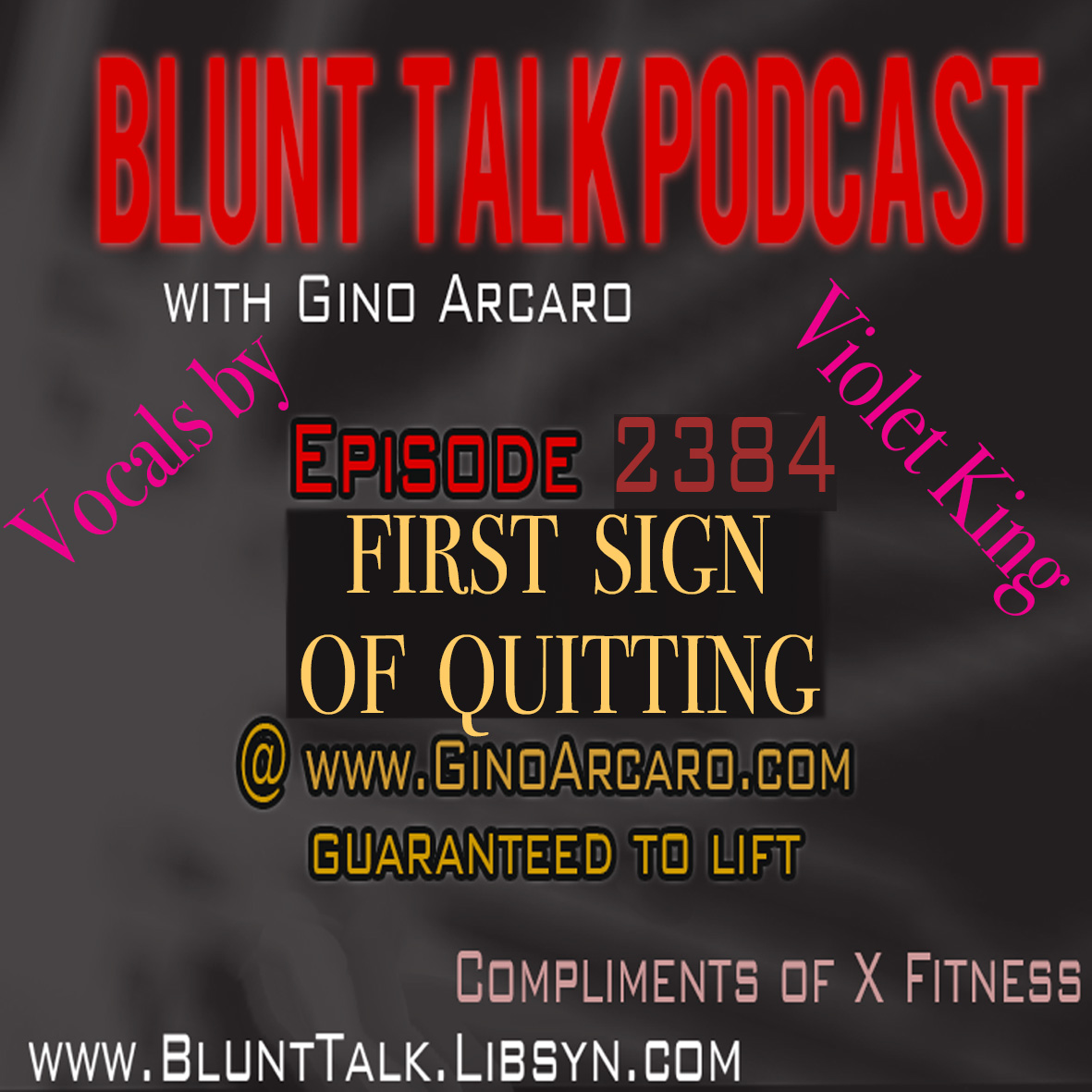 2384. First sign of quitting.